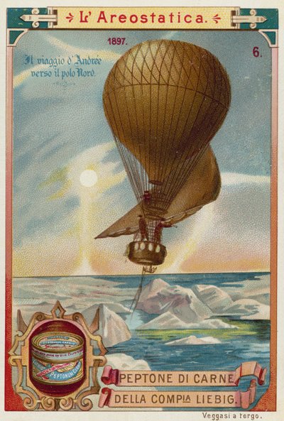 Tentativo di Salomon August Andree di volare al Polo Nord in mongolfiera, 1897 da European School